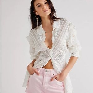 Levi’s 501 High-Rise Button Fly  Denim Shorts in There Once Was A Princess Pink
